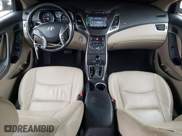 2016 Hyundai Elantra SE with VIN 5NPDH4AE9GH655458, listed as a Copart auction lot 57867065 with 105,358 mi miles and Salvage title. Bid and sale history available at DreamBid. Image 8.