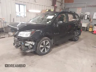 2017 Subaru Forester with VIN JF2SJABC5HH589516, listed as a IAAI auction lot 41951650 with 123,847 mi miles. Bid and sale history available at carsss.com. Image 2.