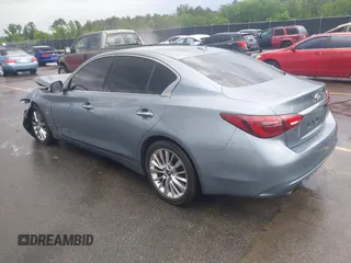 2020 Infiniti Q50 Luxe with VIN JN1EV7APXLM205739, listed as a IAAI auction lot 42084427 with 122,135 mi miles and . Bid and sale history available at DreamBid. Image 3.