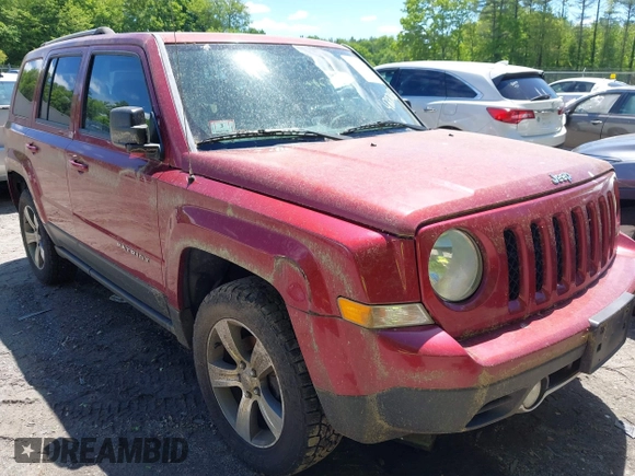 2016 Jeep Patriot High Altitude z VIN 1C4NJRFBXGD580912, wystawiony jako IAAI lot #42276322 z przebiegiem 119 412 mil mil oraz . Historia ofert i sprzedaży dostępna na DreamBid. Obrazek 1.