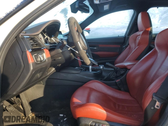 2015 BMW M3 with VIN WBS3C9C57FP803574, listed as a Copart auction lot 37294684 with 79,891 mi miles. Bid and sale history available at carsss.com. Image 7.