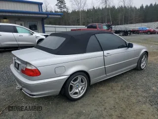 2001 BMW 3 Series 330Ci with VIN WBABS53411JU85191, listed as a Copart auction lot 42703495 with 0 mi miles and Salvage Title. Bid and sale history available at carsss.com. Image 3.