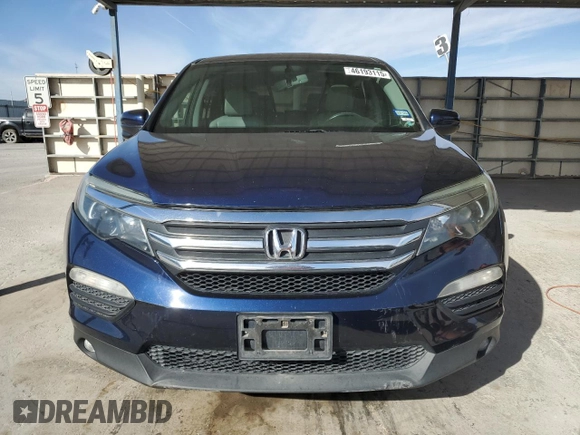 2016 Honda Pilot EX-L with VIN 5FNYF6H51GB051992, listed as a Copart auction lot 46193115 with 145,047 mi miles and Salvage Title. Bid and sale history available at DreamBid. Image 5.