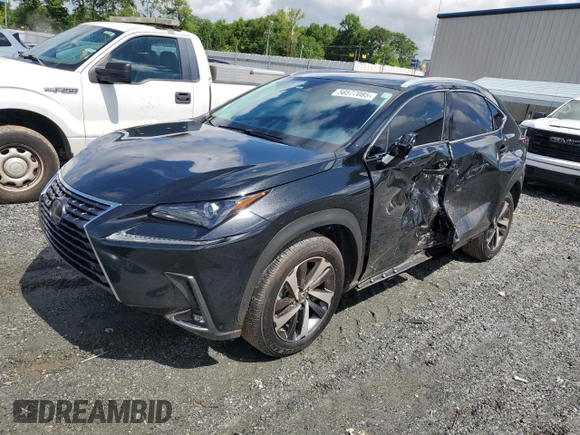 2021 Lexus NX 300 z VIN JTJGARBZ0M2182236, wystawiony jako Copart lot #56577085 z przebiegiem 58 929 mil mil oraz Szkoda całkowita • Salvage title. Historia ofert i sprzedaży dostępna na DreamBid. Obrazek 1.