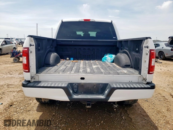 2018 Ford F-150 XL with VIN 1FTEW1EP4JKD12828, listed as a Copart auction lot 58188095 with 92,242 mi miles and Salvage title. Bid and sale history available at DreamBid. Image 6.