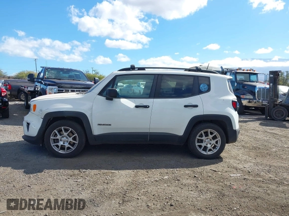 2020 Jeep Renegade Sport with VIN ZACNJAAB7LPL12899, listed as a IAAI auction lot 41227832 with 46,698 mi miles and . Bid and sale history available at carsss.com. Image 14.