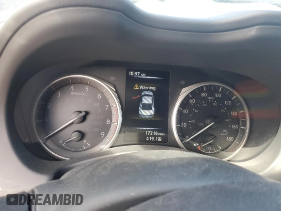 2022 Infiniti Q60 Red Sport 400 with VIN JN1FV7LL8NM681098, listed as a Copart auction lot 54364875 with 17,216 mi miles and Salvage title. Bid and sale history available at DreamBid. Image 9.