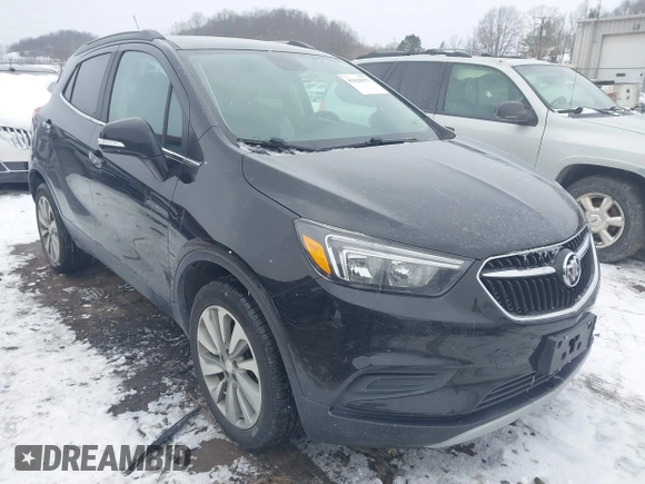 2018 Buick Encore Preferred with VIN KL4CJESB0JB543774, listed as a IAAI auction lot 41628957 with 64,141 mi miles. Bid and sale history available at carsss.com. Image 1.