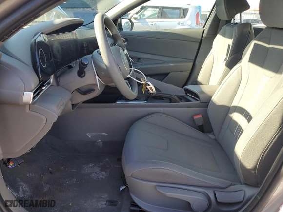 2024 Hyundai Elantra SEL with VIN KMHLM4DG5RU672377, listed as a Copart auction lot 46746345 with 24,316 mi miles and Salvage Title. Bid and sale history available at carsss.com. Image 7.