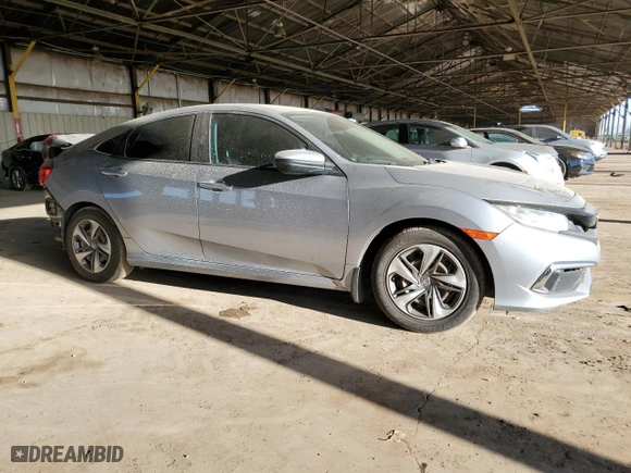 2019 Honda Civic Sedan LX with VIN 19XFC2F65KE042215, listed as a Copart auction lot 48461255 with 240,061 mi miles and Salvage Title. Bid and sale history available at carsss.com. Image 4.
