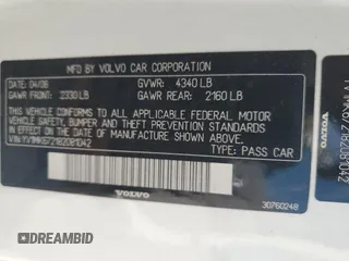 2008 Volvo C30 Version 1.0 with VIN YV1MK672182081042, listed as a Copart auction lot 49179575 with 181,636 mi miles and Clean Title. Bid and sale history available at DreamBid. Image 12.
