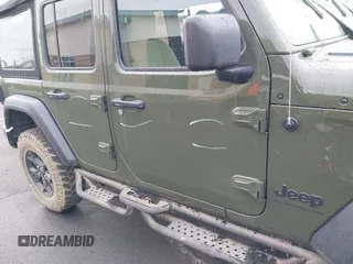 2023 Jeep Wrangler Unlimited Willys Sport with VIN 1C4HJXDM0PW515898, listed as a IAAI auction lot 41419267 with 10,964 mi miles and . Bid and sale history available at DreamBid. Image 18.