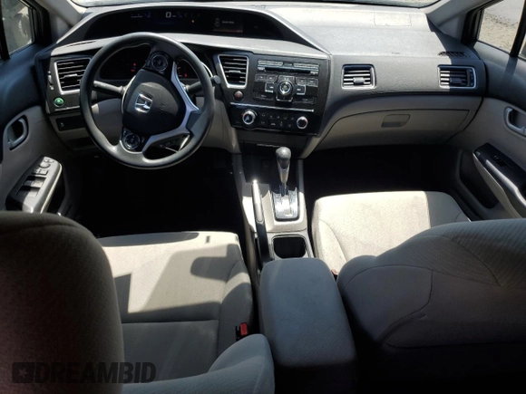 2013 Honda Civic LX with VIN 19XFB2F58DE243846, listed as a Copart auction lot 54093965 with 83,537 mi miles and Salvage Title. Bid and sale history available at DreamBid. Image 8.