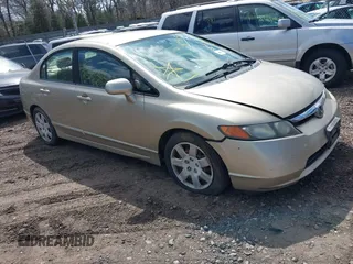 2008 Honda Civic LX with VIN 1HGFA16518L095857, listed as a IAAI auction lot 41981158 with Not Provided miles and . Bid and sale history available at DreamBid. Image 1.