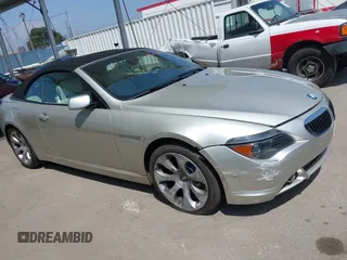 2007 BMW 6 Series 650i with VIN WBAEK135X7CN83521, listed as a IAAI auction lot 42078828 with 55,444 mi miles. Bid and sale history available at carsss.com. Image 13.