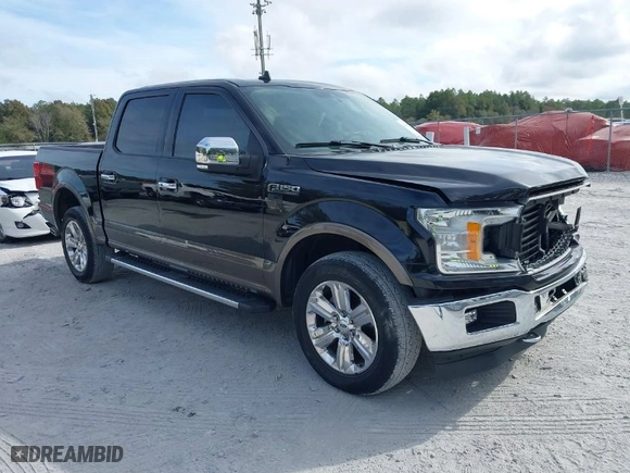 2019 Ford F-150 XL with VIN 1FTEW1E58KFB00989, listed as a IAAI auction lot 41468123 with 78,525 mi miles. Bid and sale history available at carsss.com. Image 1.