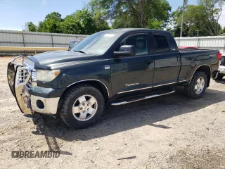 2007 Toyota Tundra SR5 with VIN 5TBBT54127S452015, listed as a Copart auction lot 57107765 with 216,965 mi miles and Salvage title. Bid and sale history available at DreamBid. Image 1.