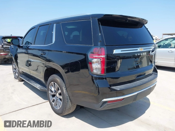 2024 Chevrolet Tahoe LT with VIN 1GNSCNKD7RR374098, listed as a IAAI auction lot 41849542 with 7,227 mi miles and . Bid and sale history available at DreamBid. Image 3.