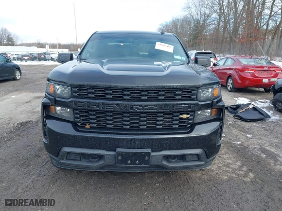 2021 Chevrolet Silverado 1500 Custom with VIN 1GCPYBEH3MZ171294, listed as a IAAI auction lot 41007489 with 67,801 mi miles. Bid and sale history available at carsss.com. Image 12.