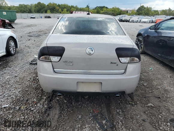 2010 Mercury Milan Premier with VIN 3MEHM0JG1AR658834, listed as a Copart auction lot 69589464 with 156,965 mi miles and Salvage Title. Bid and sale history available at carsss.com. Image 6.