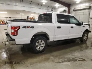 2018 Ford F-150 XL with VIN 1FTEW1E51JKD25812, listed as a Copart auction lot 58729825 with 136,031 mi miles and Salvage title. Bid and sale history available at DreamBid. Image 3.