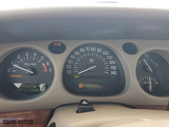 2001 Buick LeSabre Limited with VIN 1G4HR54K51U229457, listed as a Copart auction lot 51671915 with 87527 miles and Clean Title. Bid and sale history available at carsss.com. Image 9.