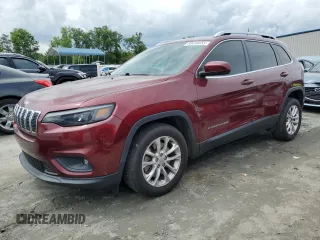2019 Jeep Cherokee Latitude with VIN 1C4PJLCB1KD450634, listed as a Copart auction lot 58458655 with 87,714 mi miles and Salvage title. Bid and sale history available at DreamBid. Image 1.