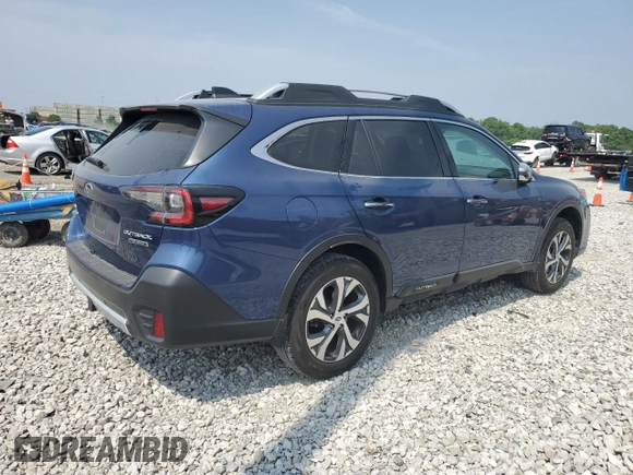 2022 Subaru Outback Touring with VIN 4S4BTAPC6N3233095, listed as a Copart auction lot 60790595 with 35,708 mi miles and Salvage title. Bid and sale history available at DreamBid. Image 3.