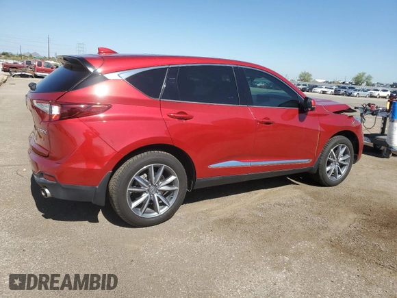 2020 Acura RDX Technology with VIN 5J8TC1H56LL004343, listed as a Copart auction lot 65466585 with 98,952 mi miles and Salvage title. Bid and sale history available at DreamBid. Image 3.