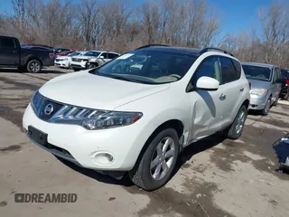 2009 Nissan Murano S with VIN JN8AZ18W59W143212, listed as a IAAI auction lot 41685041 with 163,207 mi miles and . Bid and sale history available at DreamBid. Image 2.