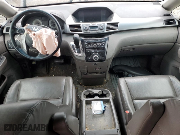 2011 Honda Odyssey EX-L with VIN 5FNRL5H64BB004285, listed as a Copart auction lot 50026215 with Not Provided miles and Salvage Title. Bid and sale history available at carsss.com. Image 8.
