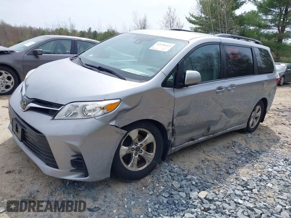 2018 Toyota Sienna LE Auto Access Seat with VIN 5TDKZ3DCXJS937540, listed as a IAAI auction lot 42126411 with 140,294 mi miles and . Bid and sale history available at DreamBid. Image 2.