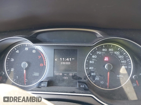 2013 Audi allroad A6 V8 with VIN WA1UFBFL7DA181041, listed as a IAAI auction lot 41638491 with 122,188 mi miles and . Bid and sale history available at DreamBid. Image 7.