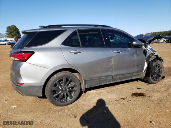 2024 Chevrolet Equinox RS with VIN 3GNAXMEG5RS115803, listed as a Copart auction lot 87407094 with 43,059 mi miles and Salvage Title. Bid and sale history available at carsss.com. Image 3.