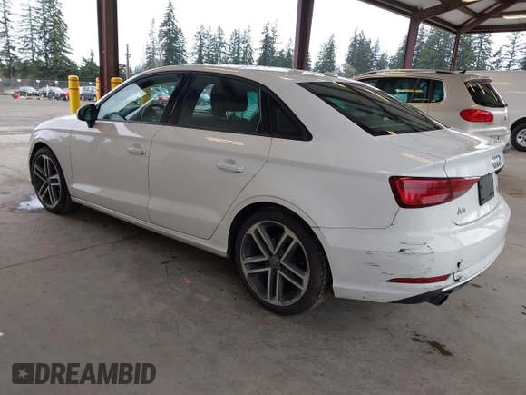 2018 Audi A3 Sedan Premium with VIN WAUB8GFF7J1020129, listed as a IAAI auction lot 41933899 with 69,654 mi miles. Bid and sale history available at carsss.com. Image 3.