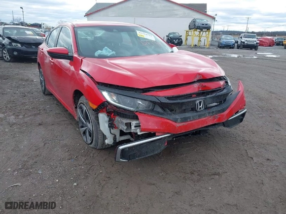2021 Honda Civic Sedan LX with VIN 2HGFC2F63MH502125, listed as a IAAI auction lot 41734711 with 37,895 mi miles. Bid and sale history available at carsss.com. Image 6.
