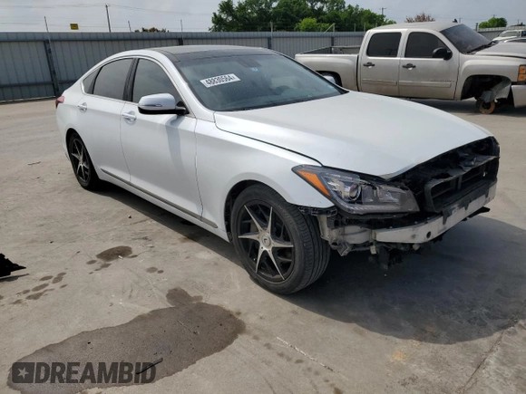 2016 Hyundai Genesis 3.8L with VIN KMHGN4JE9GU111176, listed as a Copart auction lot 48830564 with 113,648 mi miles. Bid and sale history available at carsss.com. Image 4.