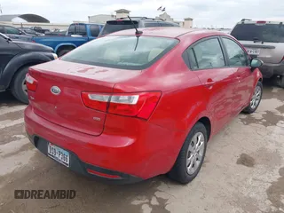 2012 Kia Rio LX with VIN KNADM4A36C6085057, listed as a IAAI auction lot 42111921 with 136,217 mi miles. Bid and sale history available at carsss.com. Image 4.
