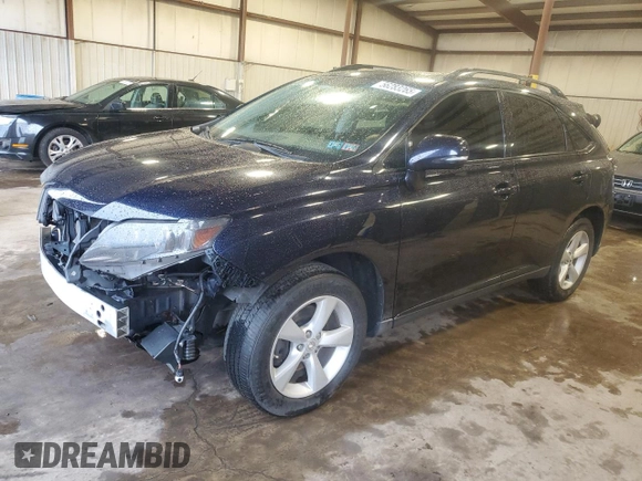 2010 Lexus RX 350 with VIN 2T2BK1BA3AC006103, listed as a Copart auction lot 56283265 with 98,543 mi miles and Salvage Title. Bid and sale history available at DreamBid. Image 1.