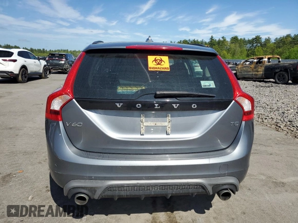 2018 Volvo V60 Dynamic with VIN YV140MEL2J2379191, listed as a Copart auction lot 56674385 with Not provided miles and Salvage title. Bid and sale history available at DreamBid. Image 6.
