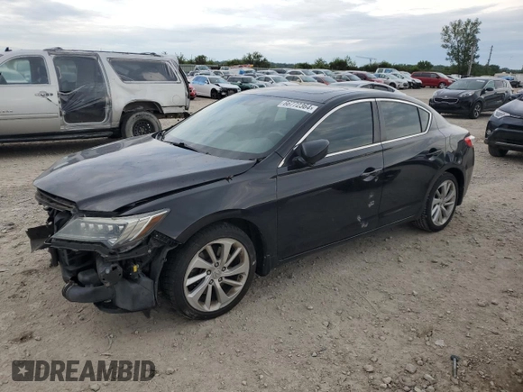 2017 Acura ILX w/Premium Pkg with VIN 19UDE2F77HA004704, listed as a Copart auction lot 66772364 with 111,489 mi miles and Salvage Title. Bid and sale history available at carsss.com. Image 1.