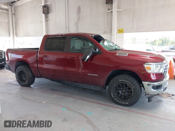 2021 Ram 1500 Lone Star z VIN 1C6SRFFT9MN676871, wystawiony jako IAAI lot #42344073 z przebiegiem 38 160 mil mil oraz . Historia ofert i sprzedaży dostępna na DreamBid. Obrazek 13.