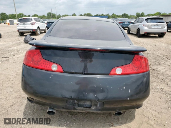 2004 Infiniti G35 w/Leather z VIN JNKCV54E34M826310, wystawiony jako Copart lot #59636735 z przebiegiem 215 769 mil mil oraz Szkoda całkowita • Salvage title. Historia ofert i sprzedaży dostępna na DreamBid. Obrazek 6.