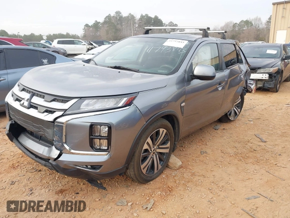 2020 Mitsubishi Outlander Sport ES 2.0 with VIN JA4AR3AU4LU002709, listed as a IAAI auction lot 41793843 with 85,891 mi miles. Bid and sale history available at carsss.com. Image 17.