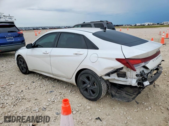 2021 Hyundai Elantra SEL z VIN 5NPLS4AG9MH016863, wystawiony jako Copart lot #59924195 z przebiegiem 33 353 mil mil oraz Szkoda całkowita • Salvage title. Historia ofert i sprzedaży dostępna na DreamBid. Obrazek 2.