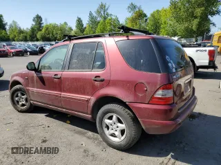 2001 Mercedes-Benz M 320/430/500 with VIN 4JGAB54E91A256176, listed as a Copart auction lot 55610525 with 215,120 mi miles and Salvage Title. Bid and sale history available at DreamBid. Image 2.