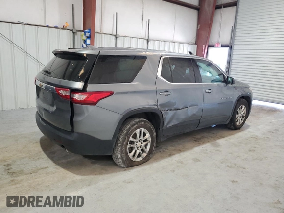 2020 Chevrolet Traverse LS with VIN 1GNERFKW6LJ177352, listed as a Copart auction lot 56414115 with 98,906 mi miles and Clean title. Bid and sale history available at DreamBid. Image 3.