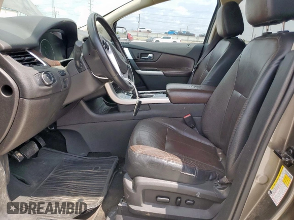 2013 Ford Edge Limited with VIN 2FMDK3KC0DBB57967, listed as a Copart auction lot 61081555 with 228,420 mi miles and Salvage title. Bid and sale history available at DreamBid. Image 7.