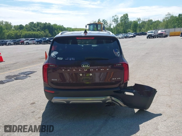 2020 Kia Telluride EX with VIN 5XYP3DHC9LG003327, listed as a IAAI auction lot 42387615 with 87,858 mi miles and . Bid and sale history available at DreamBid. Image 17.