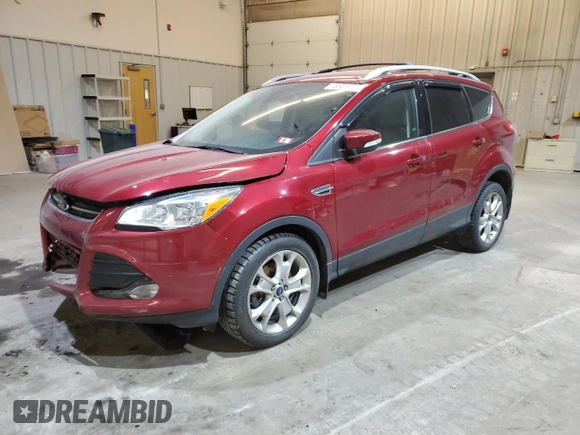 2016 Ford Escape Titanium with VIN 1FMCU9J93GUB50010, listed as a Copart auction lot 85887364 with 36,333 mi miles and Salvage Title. Bid and sale history available at DreamBid. Image 1.